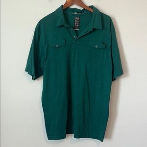 BILLABONG Green Short Sleeve Polo